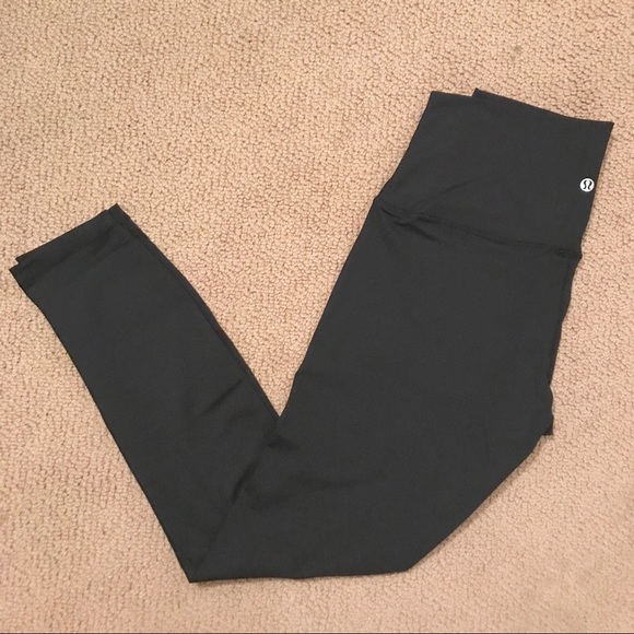 lululemon athletica Pants - Lululemon Black 7/8 High Times Leggings Size 6